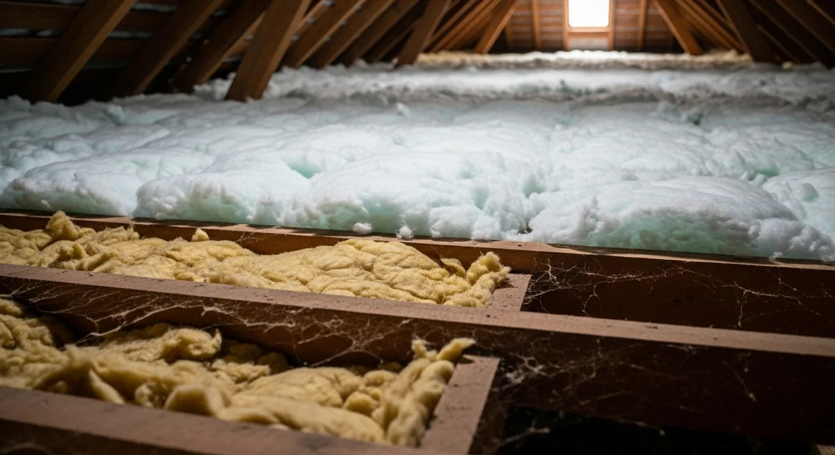 Complément d'isolation sur des combles sous-dimensionnés, Park Nevez, Plescop